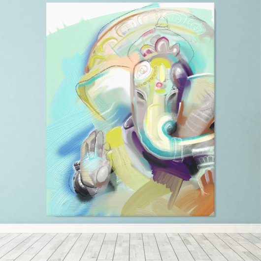 Lord Ganesh Art Leinwand (Insitu (Holzboden))