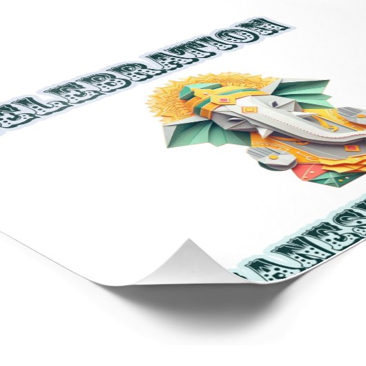 Lord Ganesh Fotodruck (Ecke)