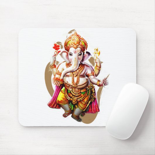 Lord Ganesh, Ganesha, Ganapati Ganpati Shri Ganesh Mousepad (Mit Mouse)