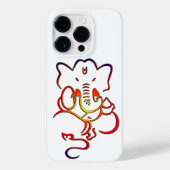Lord Ganesh Hindu God Graphic Design iPhone Case (Rückseite)