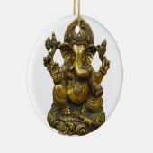 LORD GANESH HINDU GOD KERAMIK ORNAMENT (Rechts)