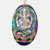 LORD GANESH HINDU GOD KERAMIKORNAMENT (Links)