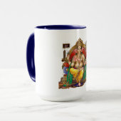 Lord Ganesh, Hindu-Gott des Wohlstands und des Woh Tasse (Vorderseite Links)