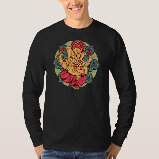 Lord Ganesh Hindu T-Shirt (Vorderseite)