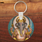 Lord Ganesh India Elephant Hinteru God Schlüsselanhänger (Vorderseite)