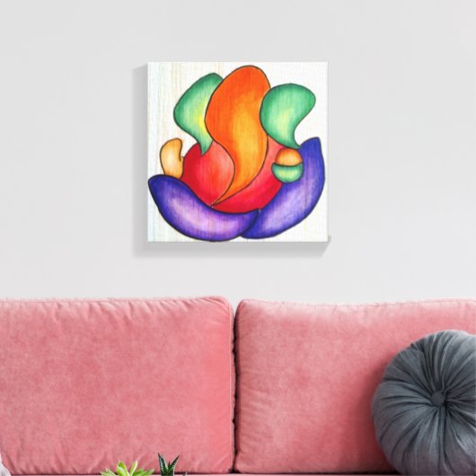 Lord Ganesh Leinwanddruck (Insitu (Wohnzimmer))