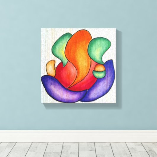 Lord Ganesh Leinwanddruck (Insitu (Holzboden))