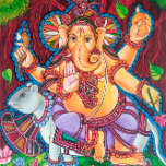 Lord Ganesh Mural Painting Stretched Canvas Print Leinwanddruck<br><div class="desc">Ganesh oder Ganesa, auch bekannt als Ganapati und Vinayaka, ist eine der bekanntesten und am meisten verehrten Gottheiten im hinduistischen Pantheon. Sein Bild ist in ganz Indien zu finden. Hindusekten verehren ihn unabhängig von der Zugehörigkeit. Ganesha wird von vielen Leuten geehrt, darunter Jains, Buddhisten und Menschen aus anderen Ländern als...</div>