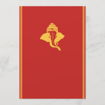 Lord Ganesh Wedding Einladung