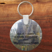 Lord Ganesh ~ Wegfall von Hindernissen & Prote... Schlüsselanhänger (Vorderseite)