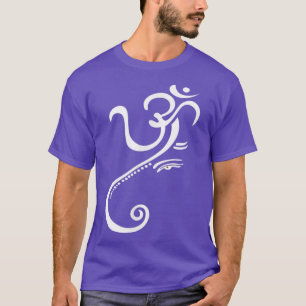 Lord Ganesha and Om Minimalistisch und elegant Art T-Shirt