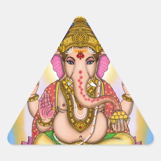Lord Ganesha Aufkleber (Vorderseite)
