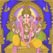 Lord Ganesha Aufkleber (Vorderseite)