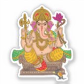 Lord Ganesha Aufkleber (Vorderseite)