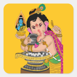 Lord Ganesha Aufkleber