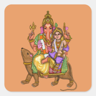 Lord Ganesha Aufkleber