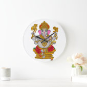 Lord Ganesha Clock Große Wanduhr (Zuhause)