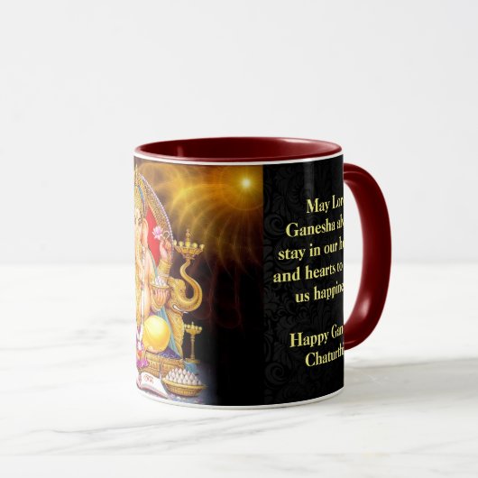 Lord Ganesha Combo Tasse (VorderseiteRechts)