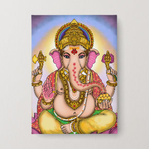 Lord Ganesha Designer Knöpfe Button