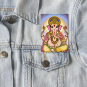 Lord Ganesha Designer Knöpfe Button (Insitu)