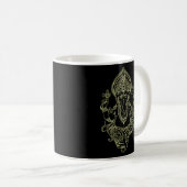 Lord Ganesha Elephant God Yoga Kaffeetasse (VorderseiteRechts)