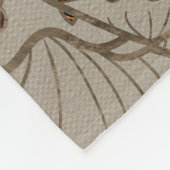 Lord Ganesha - Farbe auf Leinwand Fleecedecke (Ecke)