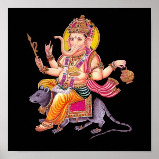 LORD GANESHA - Ganapati, Vinayaka und Pillaiyar Poster (Vorne)