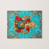 Lord Ganesha - Gemischte Medien Puzzle (Horizontal)