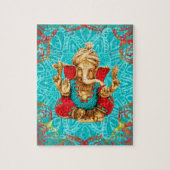 Lord Ganesha - Gemischte Medien Puzzle (Vertikal)