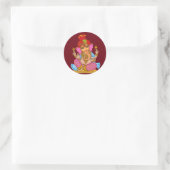 Lord Ganesha Glänzender Wasserfester Aufkleber (Tasche)