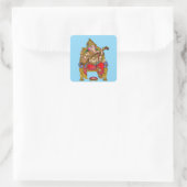 Lord Ganesha Glänzender Wasserfester Aufkleber (Tasche)