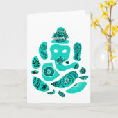 Lord Ganesha Grußkarte, Umschläge enthalten Karte (Gelbe Blume)
