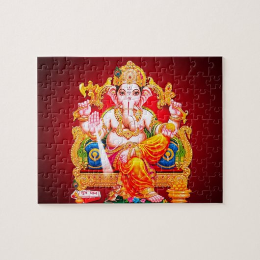 Lord Ganesha Hindu Gott Puzzle (Horizontal)