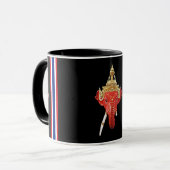 Lord Ganesha in der traditionellen thailändischen  Tasse (Vorderseite Links)