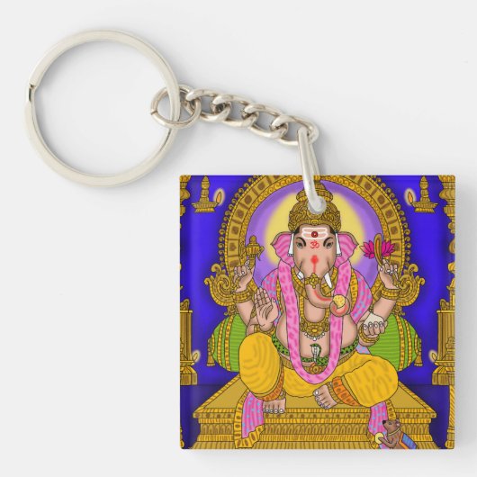 Lord Ganesha Keychain Schlüsselanhänger (Vorderseite)