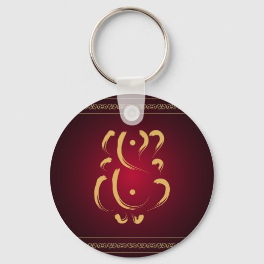 Lord Ganesha - Keychain Schlüsselanhänger (Vorderseite)