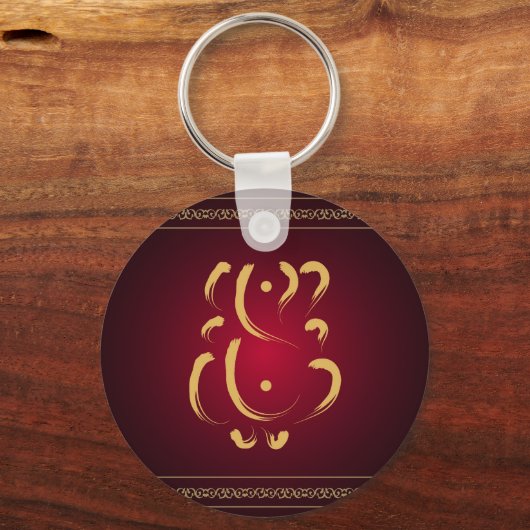 Lord Ganesha - Keychain Schlüsselanhänger (Vorderseite)