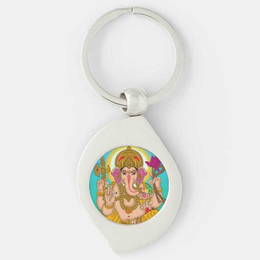 Lord Ganesha Keychain Schlüsselanhänger (Vorderseite)