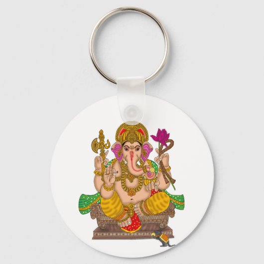 Lord Ganesha Keychain Schlüsselanhänger (Vorderseite)