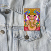 Lord Ganesha Knopf Button (Insitu)