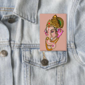 Lord Ganesha Knopf Button (Insitu)