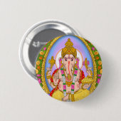 Lord Ganesha Knopf Button (Vorne & Hinten)