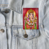 Lord Ganesha Knopf Button (Insitu)