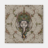 Lord Ganesha - Leinwand Magnet (Vorne)