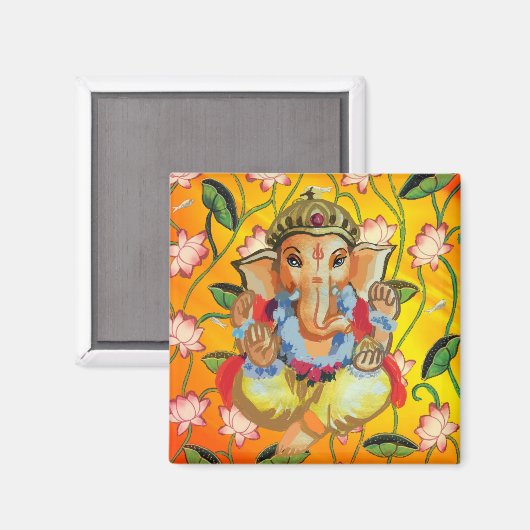 Lord Ganesha Magnet (Vorderseite/Rückseite)