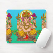 Lord Ganesha-Mauspad Mousepad (Mit Mouse)