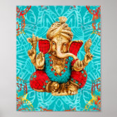 Lord Ganesha - Mixed Media Poster (Vorne)