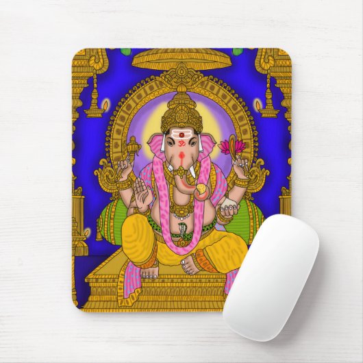 Lord Ganesha Mouse Pad Mousepad (Mit Mouse)
