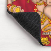 Lord Ganesha Mouse Pad Mousepad (Ecke)