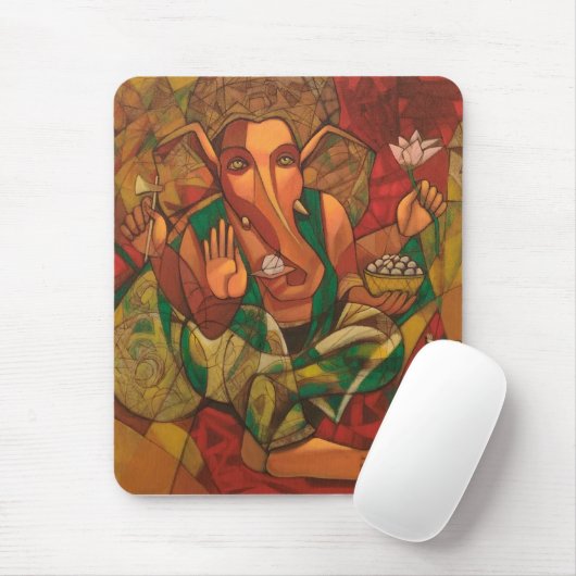 Lord Ganesha Mousepad (Mit Mouse)